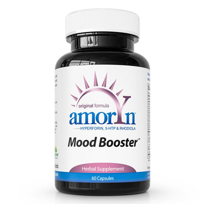 Amoryn Mood Booster supplement bottle